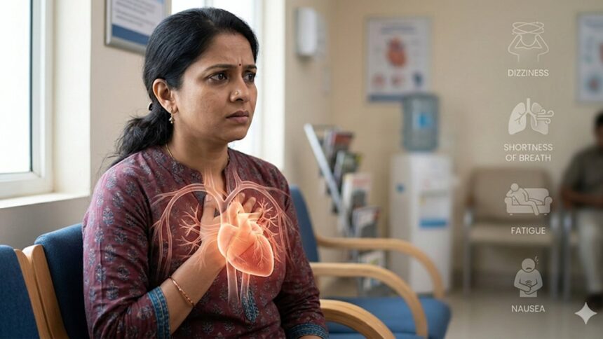 While movies depict heart attacks as 'crushing chest pain,' for women, the experience is often far more vague.