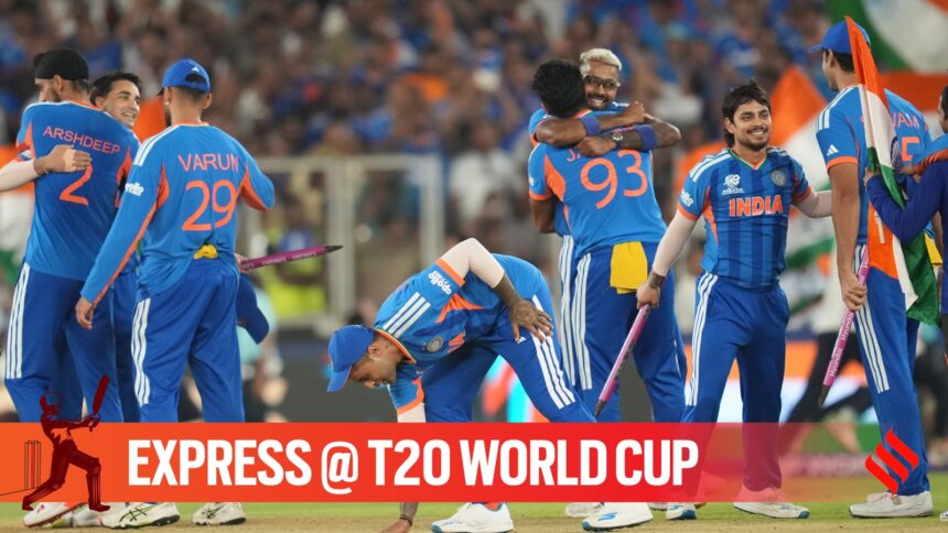 India win T20 World Cup trophy