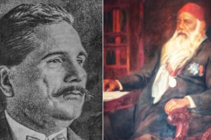 he described Sir Syed and Iqbal as two luminaries whose names are woven indelibly into the tapestry of modern India’s intellectual and moral awakening.