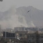Smoke rises following an explosion, after Israel and US launched strikes on Iran, in Tehran, on 28 February 2026 | Majid Asgaripour/WANA via REUTERS
