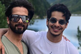 Ishaan Khatter with Shahid Kapoor