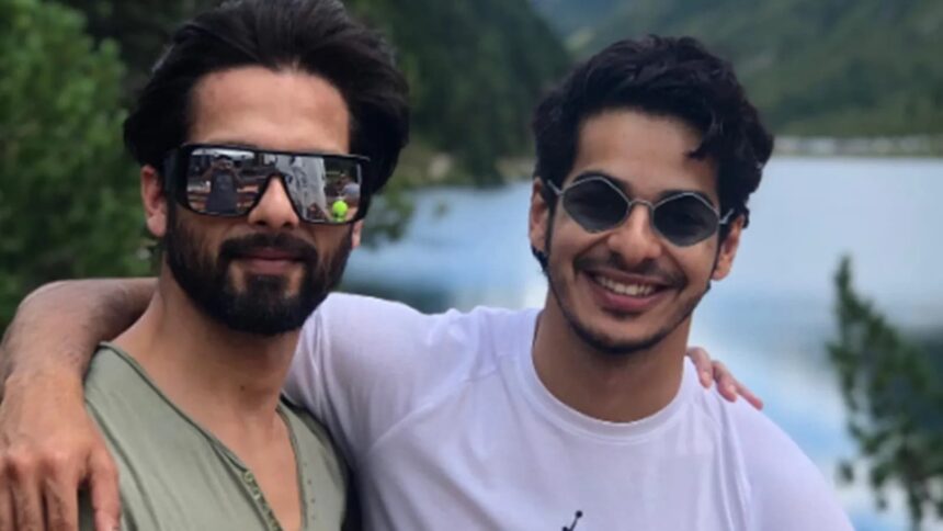Ishaan Khatter with Shahid Kapoor
