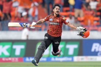 Ishan Kishan is set to captain SRH or the initial part of the 2026 season of the Indian Premier League in the absence of regular skipper Pat Cummins. (BCCI Photo)