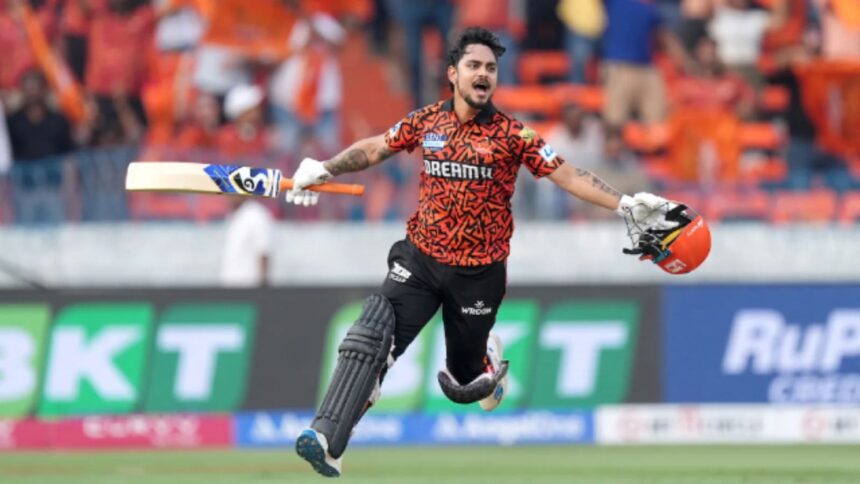 Ishan Kishan is set to captain SRH or the initial part of the 2026 season of the Indian Premier League in the absence of regular skipper Pat Cummins. (BCCI Photo)