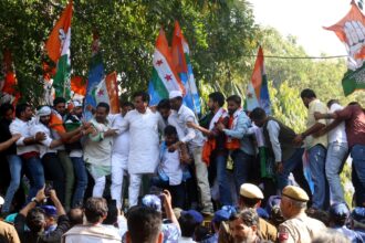 IYC workers held in Himachal, AI Impact Summit, AI Impact Summit protest, indian youth congress, Delhi Police, delhi news, India news, Indian express, current affairs