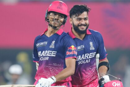 IPL 2026: Yashasvi Jaiswal finished unbeaten on 38 off 36 balls along with Riyan Parag in Rajasthan's win over CSK. (CREIMAS)