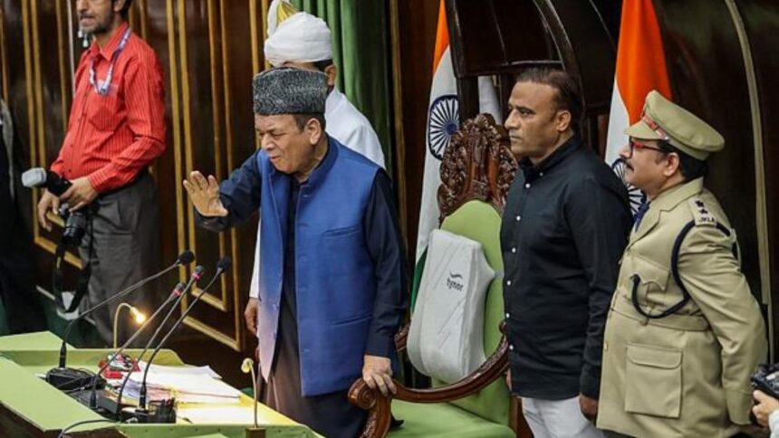 Solidarity with Iran, NLU demand: Chaos in J-K Assembly as slogans fly across aisle on global, local issues
