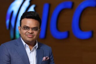 Jay Shah was named at No. 22 in the IE100 list of powerful Indians in 2026. (ICC)