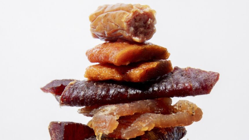 Various pieces of jerky in New York, Feb. 6, 2026.