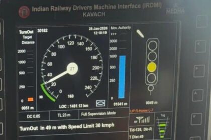 The Kavach will also strengthen safe and reliable train operations across the region.