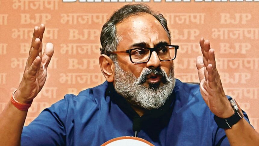 BJP state president Rajeev Chandrasekhar (File Photo)