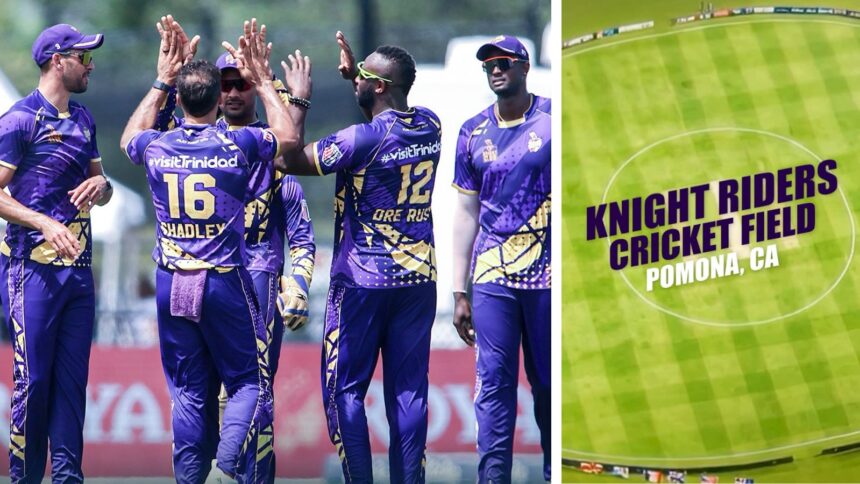 The Knight Riders Cricket Field, located at Fairplex in Pomona, California, will tap into the local fan base of Southern California. (PHOTO: Instagram)