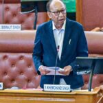 Manipur Chief Minister Yumnam Khemchand Singh speaks during the seventh session of the 12th Manipur Assembly, in Imphal, Monday, March 9, 2026. (PTI Photo) Budget