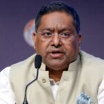 MEA Spokesperson Randhir Jaiswal speaks during the inter-ministerial briefing on recent developments in West Asia