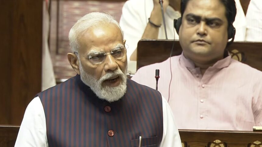 PM Modi said it was essential that India’s Parliament spoke with one voice on peace and dialogue.
