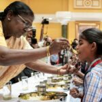The Akshaya Patra Foundation, Droupadi Murmu, President Droupadi Murmu, Viksit Bharat, child welfare, children welfare, Indian express news, current affairs