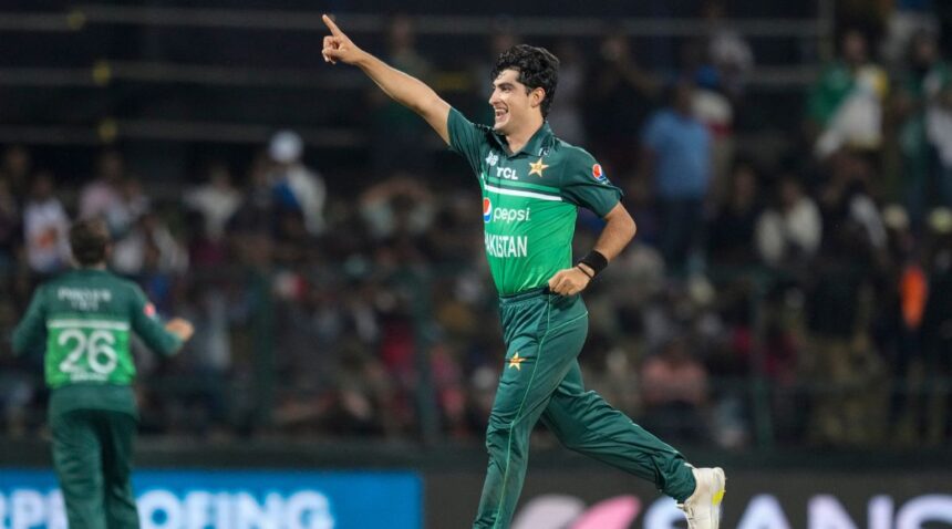 Pakistan team pacer Naseem Shah