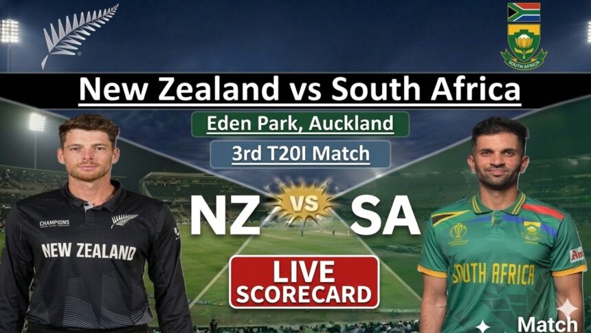 NZ vs SA 3rd T20I Live: Follow New Zealand vs South Africa 3rd T20I.
