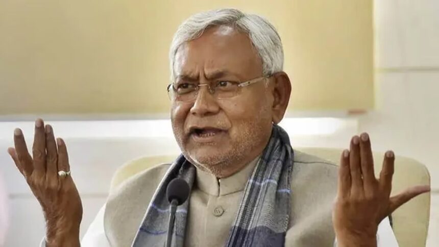 Bihar CM Nitish Kumar made special mention of how the state government had appointed 5.24 lakh school teachers.