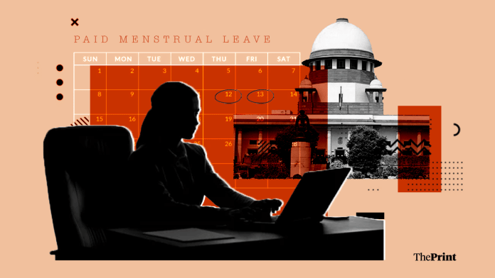 menstrual leave, women, SC