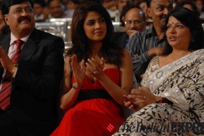Priyanka Chopra with parents