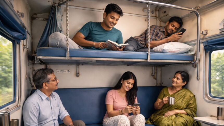 Indian Railways middle berth rules: Sleeping time, seat allocation explained (Image generated using AI)