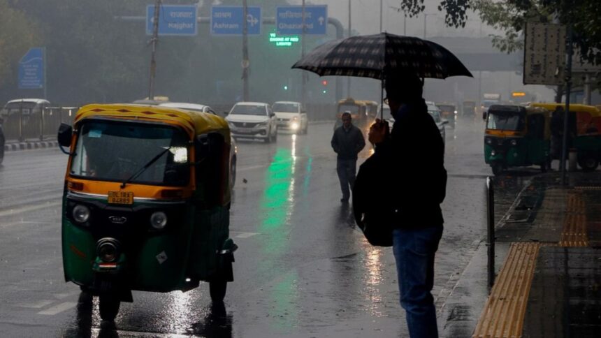 Delhi NCR weather alert rain IMD