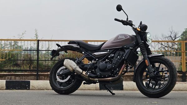 Royal Enfield Guerrilla 450 is a roadster based on the Himalayan 450.