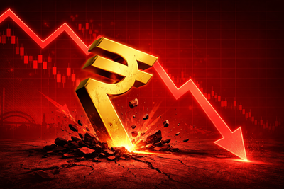 Rupee hits record low: Currency tumbles to 93.94 against US dollar amid Middle East tensions