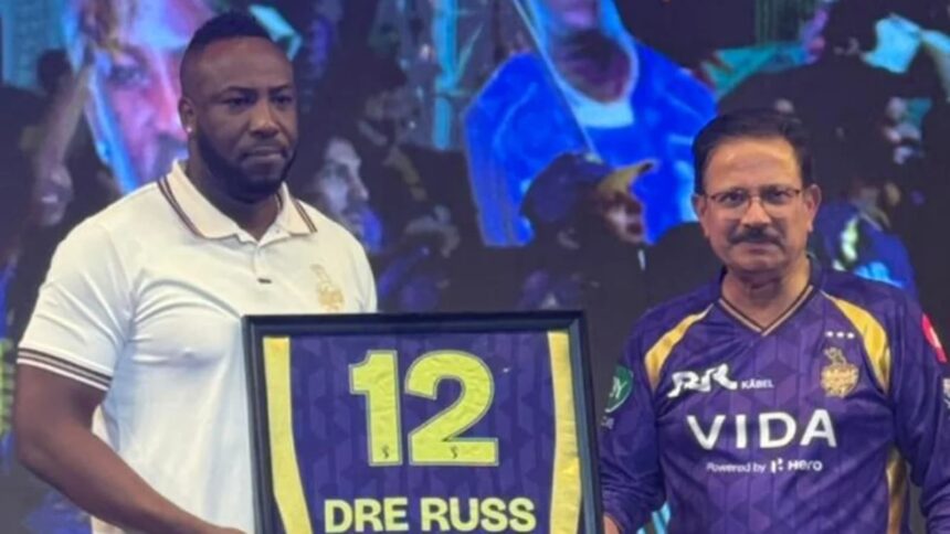 Russell has played 140 matches in the IPL, of which 133 came for KKR. (KKR Photo)