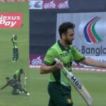 Salman Ali agha controversial run out vs Bangladesh