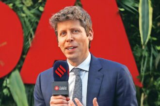 Sam Altman, OpenAI, India-AI Impact Summit, Express Adda, Anant Goenka, Tata Consultancy Services data center, OpenAI Bengaluru office, OpenAI Mumbai office, Jony Ive OpenAI device, AI hardware form factor, AI infrastructure India, future of jobs AI, Sam Altman on China AI, Demis Hassabis, Google Gemini vs ChatGPT, AI stack India, democratising AI technology, generative AI news India