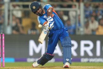 Sanju Samson has smashed 16 sixes in only four innings in the T20 World Cup. (AP Photo)