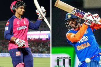 India wicket-keeper Jitesh Sharma said that Vaibhav Sooryavanshi could never be a professional off the field. (BCCI/AP Photo)