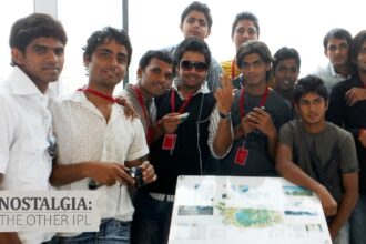 Taruwar Kohli with Virat Kohli and other India teammates during the U19 World Cup in Malaysia in 2008. (Photo by special arrangement)