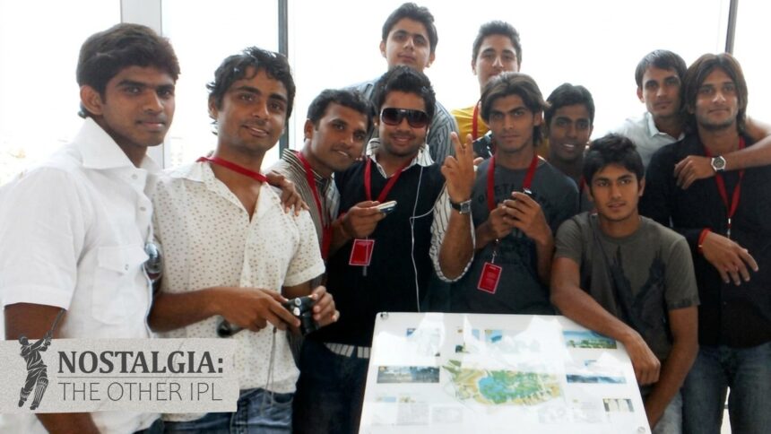 Taruwar Kohli with Virat Kohli and other India teammates during the U19 World Cup in Malaysia in 2008. (Photo by special arrangement)