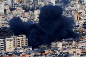 Smoke billows after an Israeli strike on Beirut. Stay tuned for live updates on the Iran conflict | Photo: Reuters/Mohamed Azakir