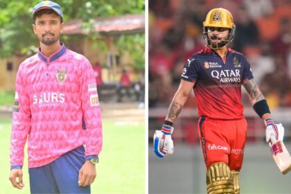 The 18-year-old Nishad, who has taken the IPL auction by surprise with his carrom ball, admits Kohli the batter and Kohli the person are two entirely separate things in his mind. (Instagram/PTI)