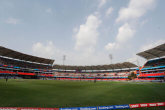 Rajiv Gandhi International Stadium, Hyderabad.