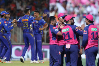 Rajasthan Royals and Mumbai Indians