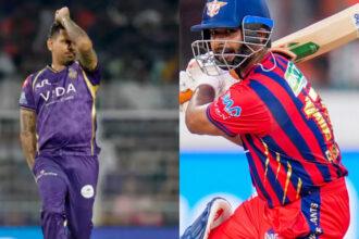 Sunil Narine vs Rishabh Pant