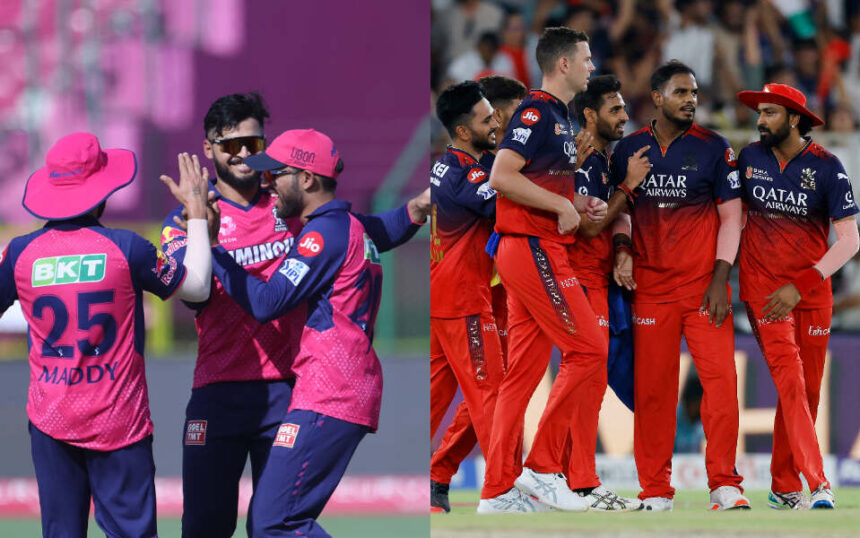 Rajasthan Royals and Royal Challengers Bengaluru