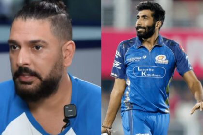 Yuvraj Singh and Jasprit Bumrah