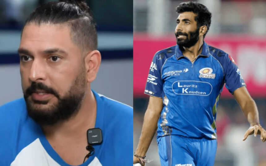 Yuvraj Singh and Jasprit Bumrah