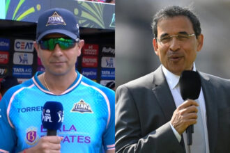 Vikram Solanki and Harsha Bhogle