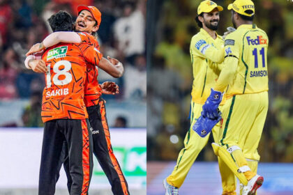 Chennai Super Kings and Sunrisers Hyderabad.