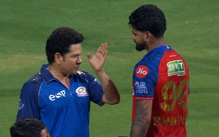 Sachin Tendulkar and Shreyas Iyer