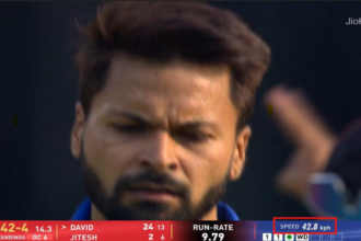 IPL 2026: Broadcast glitch mistakenly shows Mukesh Kumar delivering at only 42 kph during RCB vs DC