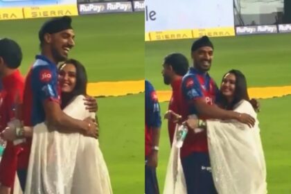 [WATCH] Arshdeep Singh hugs PBKS co-owner Preity Zinta after team's comprehensive win over LSG