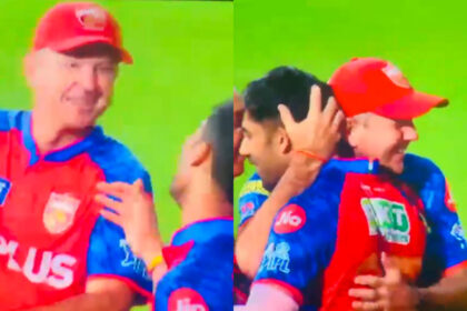 IPL 2026: Ricky Ponting tries to playfully slaps Shashank Singh after dropped catches vs LSG